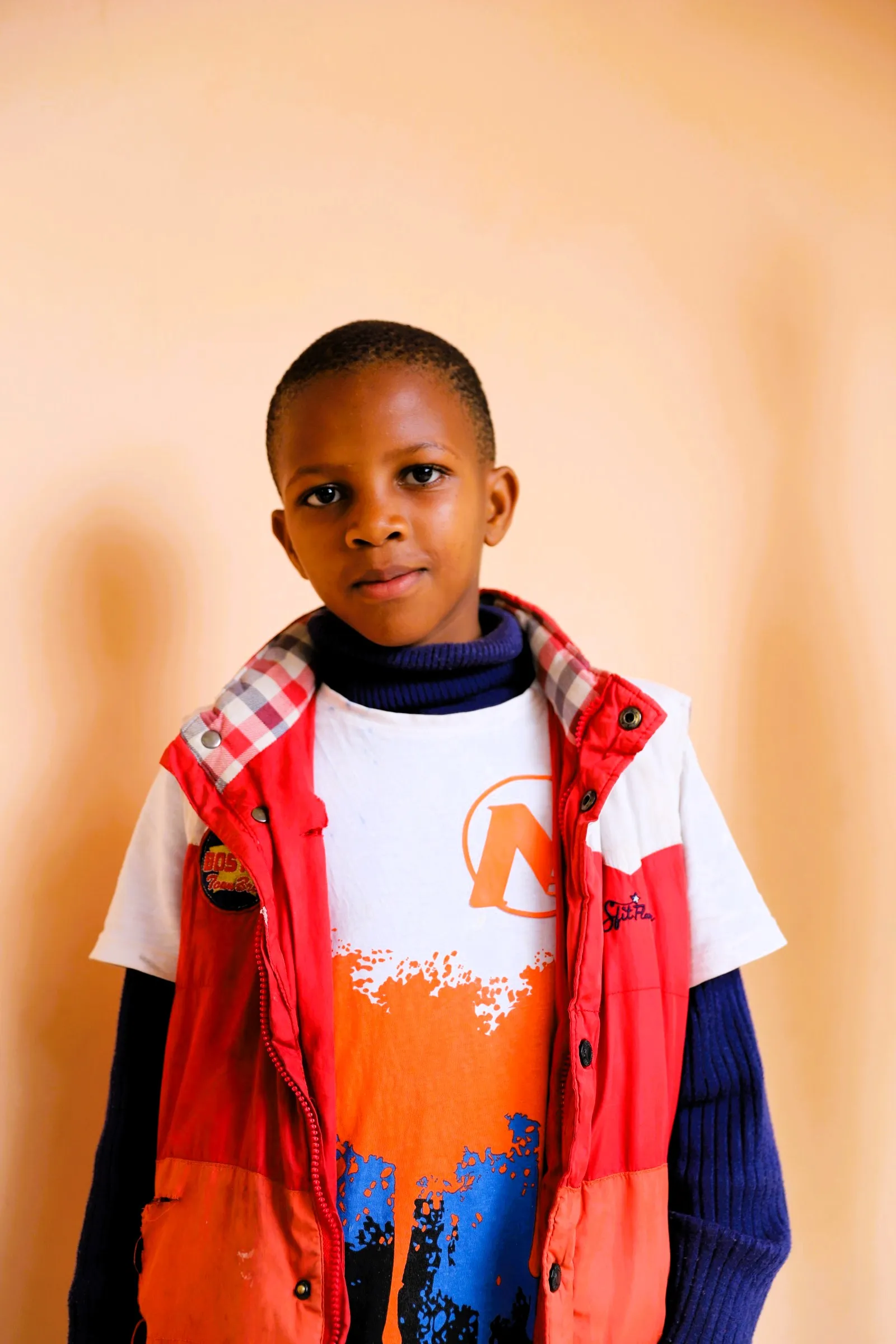 Portrait of Safi at the home