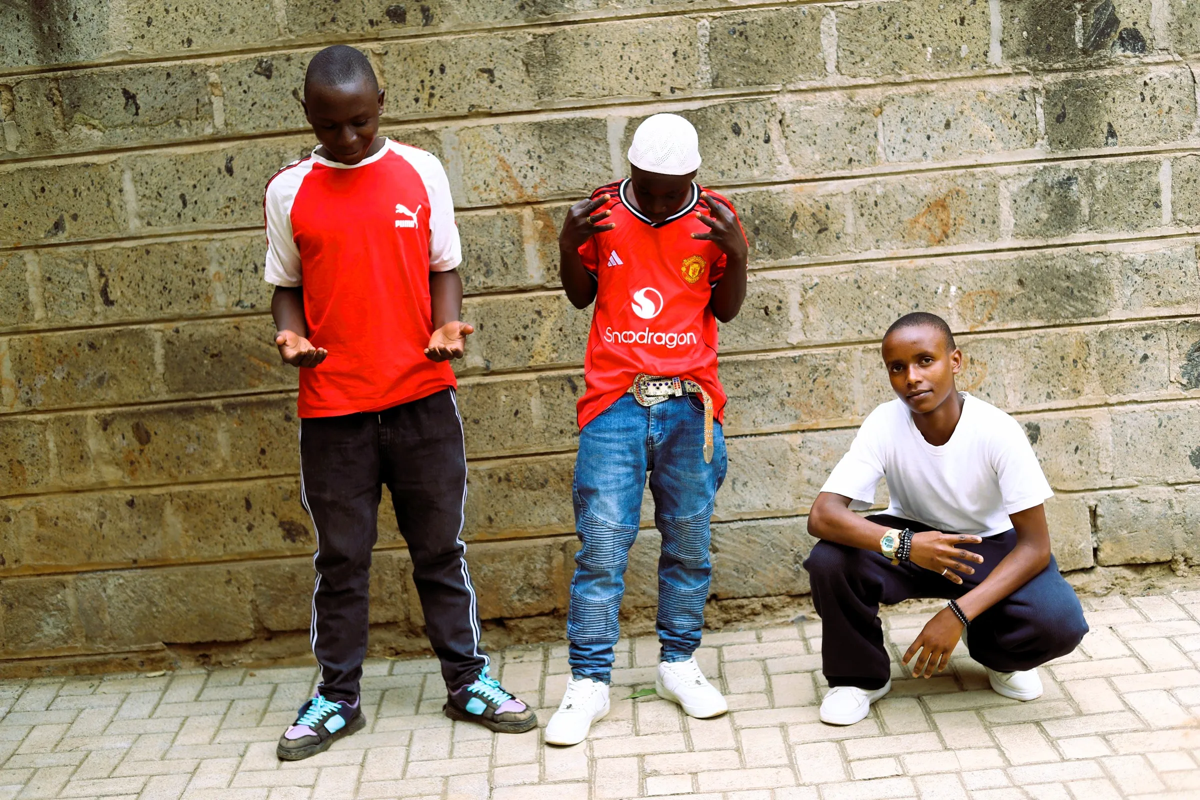 Vibrant group photo of the children