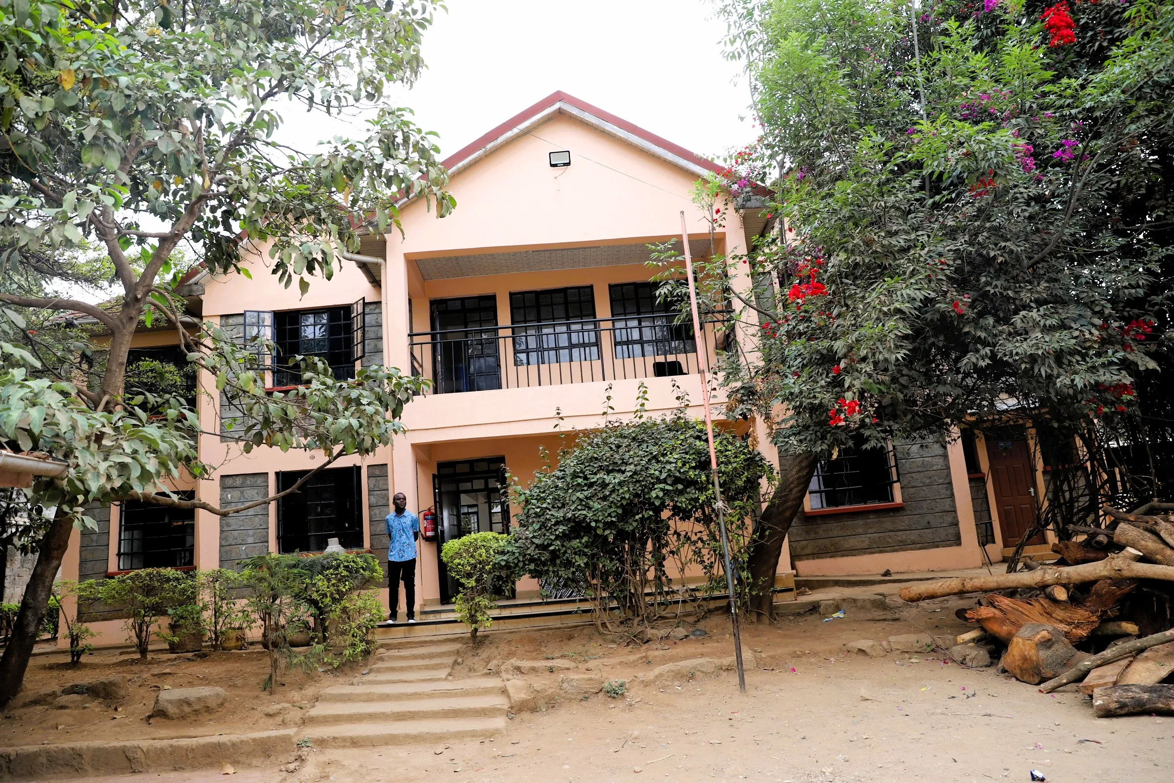 Cozy exterior view of the children's residence